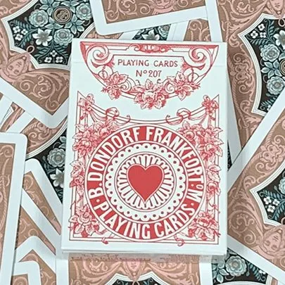 Four Continents (Red) Playing Cards