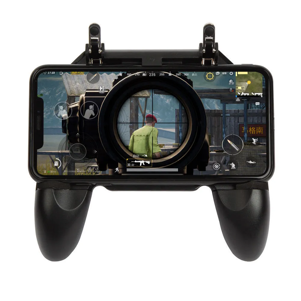 Gaming Joystick Handle Holder Controller Mobile Phone for PUBG Fortnite Black