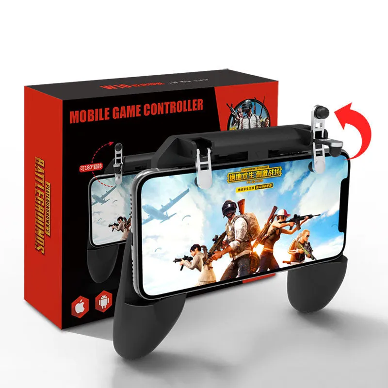 Gaming Joystick Handle Holder Controller Mobile Phone for PUBG Fortnite Black