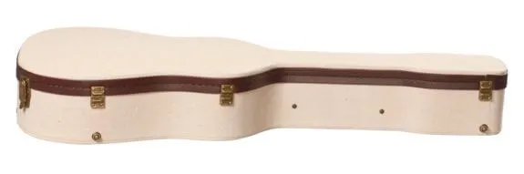 Gator Deluxe Wood Case for Dreadnaught Acoustic- Journeyman Burlap Exterior
