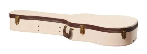 Gator Deluxe Wood Case for Dreadnaught Acoustic- Journeyman Burlap Exterior