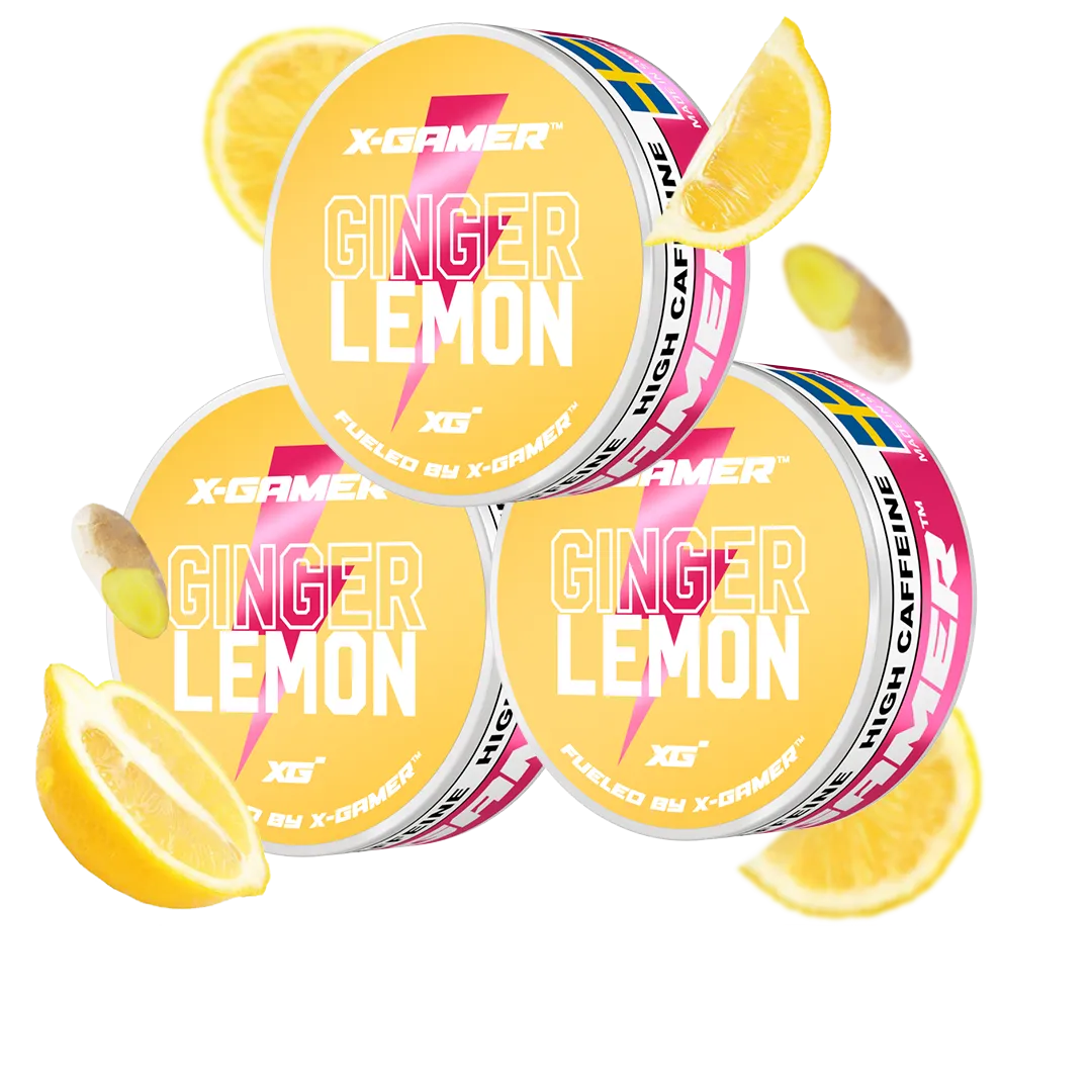 Ginger Lemon Energy Pouches (3 Pack / 60 Pouches)