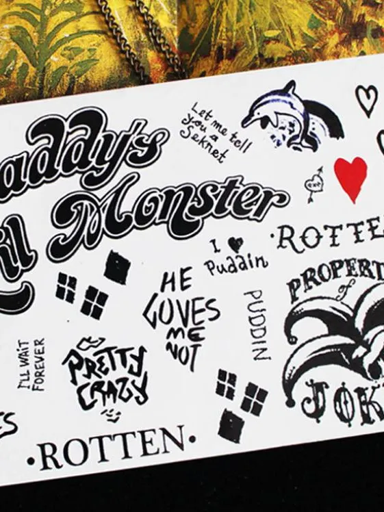 Girls Comic Character Temporary Tattoos
