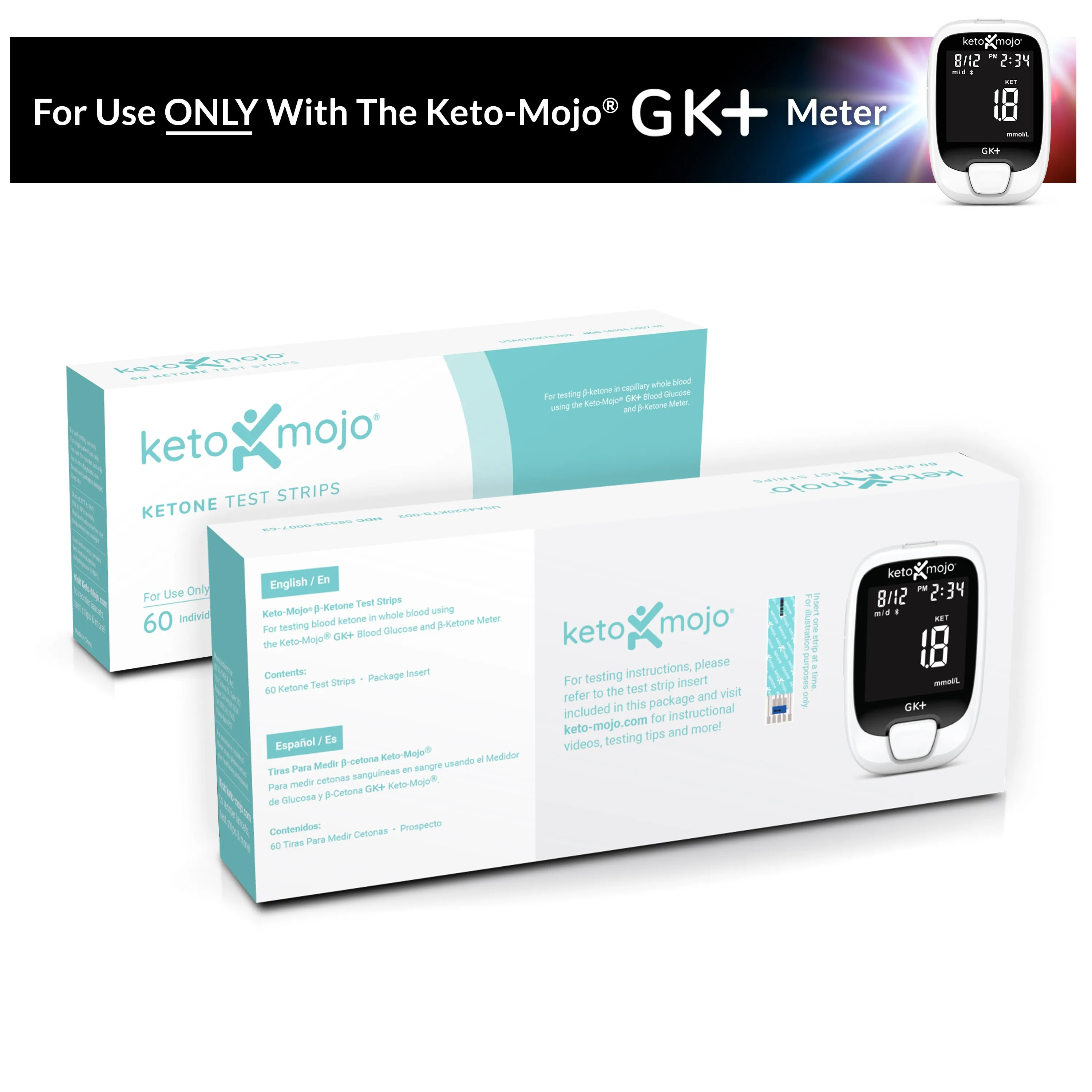 GK  Ketone Test Strips (60 pack)