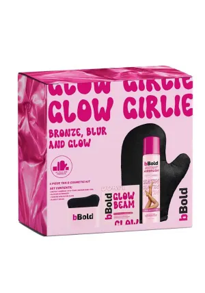 Glow Girlie Cosmetic And Tan 4 Piece Gift Set