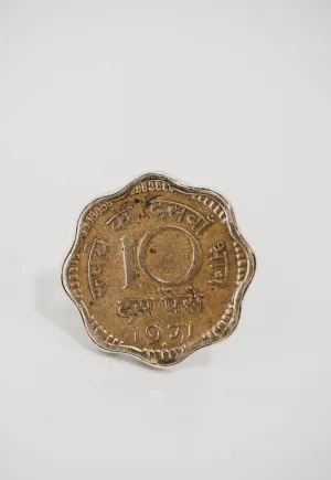 Golden Coin Ring