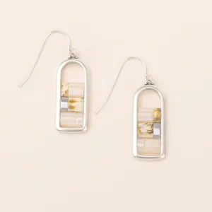 Good Karma Miyuki Frame Earring GF002