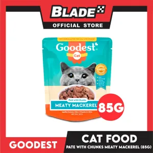 Goodest Cat Meaty Mackerel Pate With Chunks 85g Wet Cat Food
