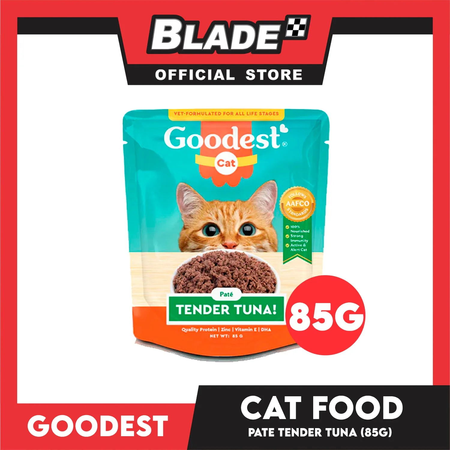 Goodest Cat Tender Tuna Pate 85g Wet Cat Food