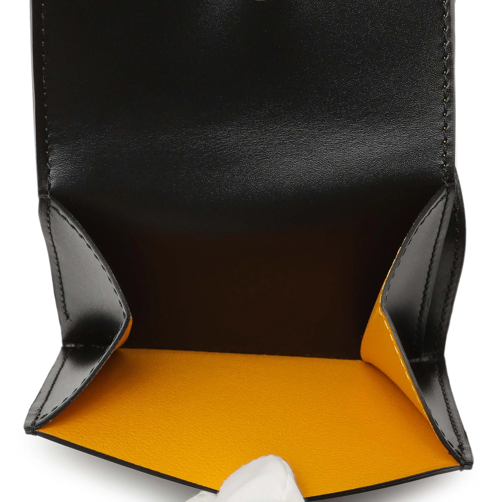 Goyard Black Goyardine Marigny Coin Purse Wallet