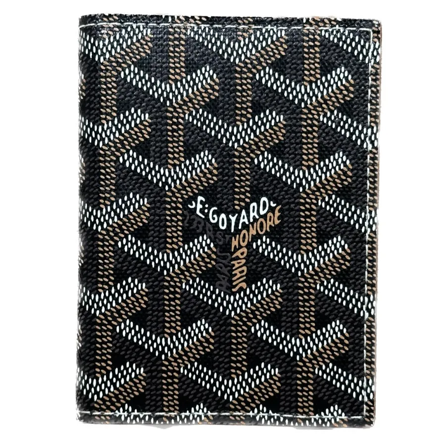 Goyard Saint-Marc Card Wallet - Black and Tan