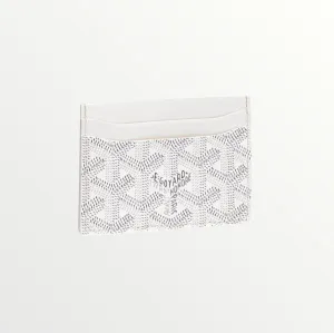 goyard saint sulpice white cardholder