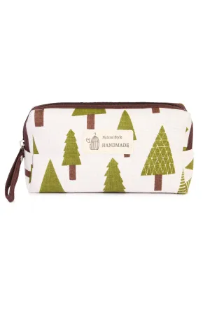 GREEN TREE COSMETIC POUCH