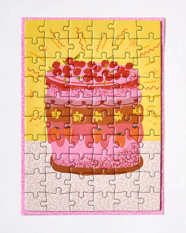 GREETING CARD PUZZLE - SWEET BIRTHDAY