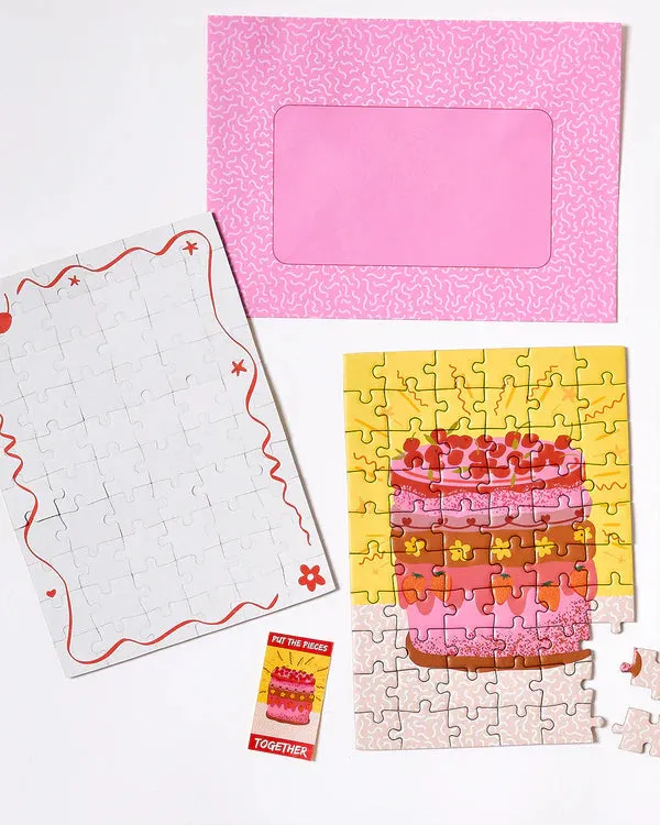 GREETING CARD PUZZLE - SWEET BIRTHDAY