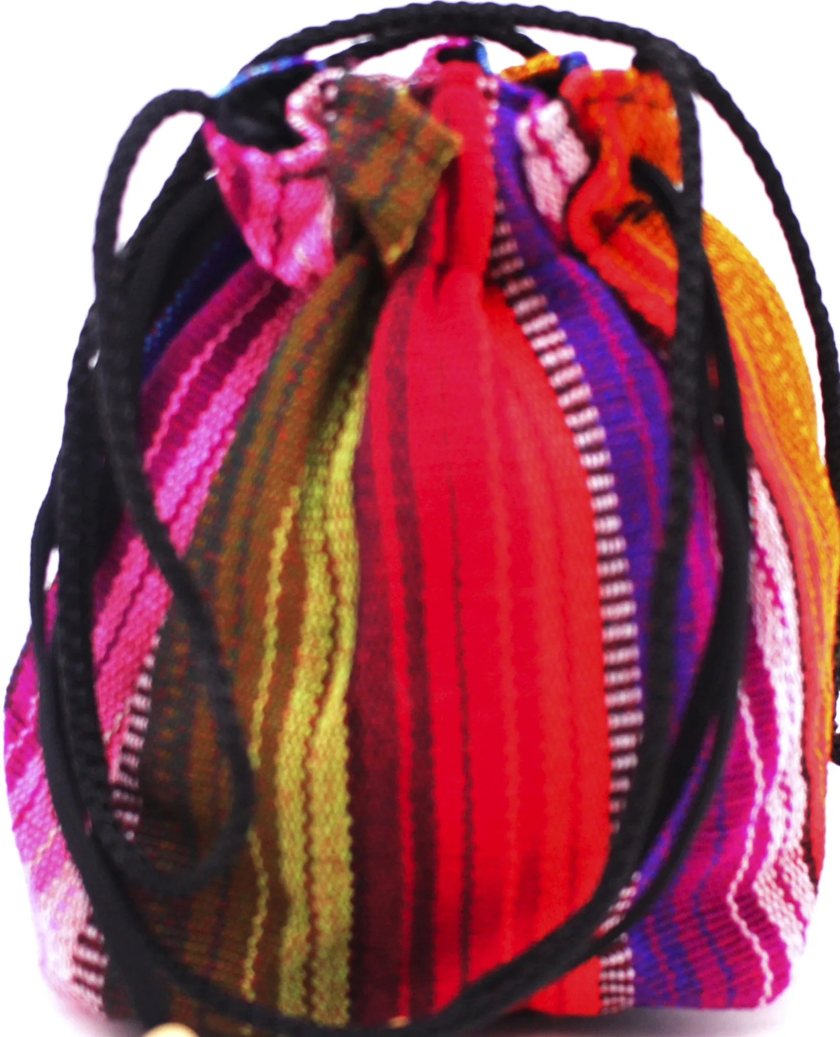 GUATEMALA POUCH PURSE with FLOWERS GPP010