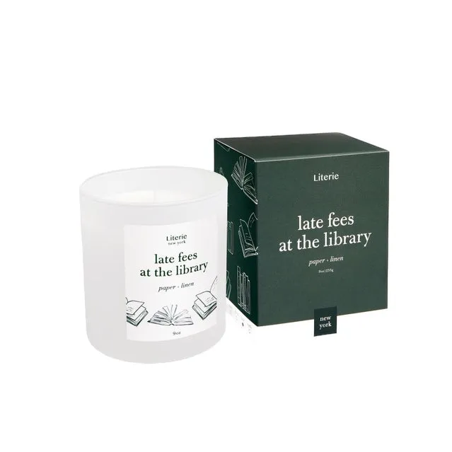 Guys N Gals - Late Fees At The Library Candle