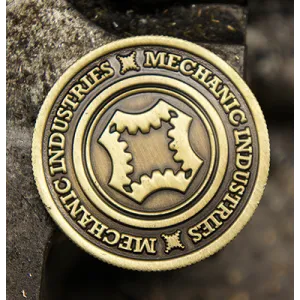 Half Dollar Coin (Bronze) by Mechanic Industries