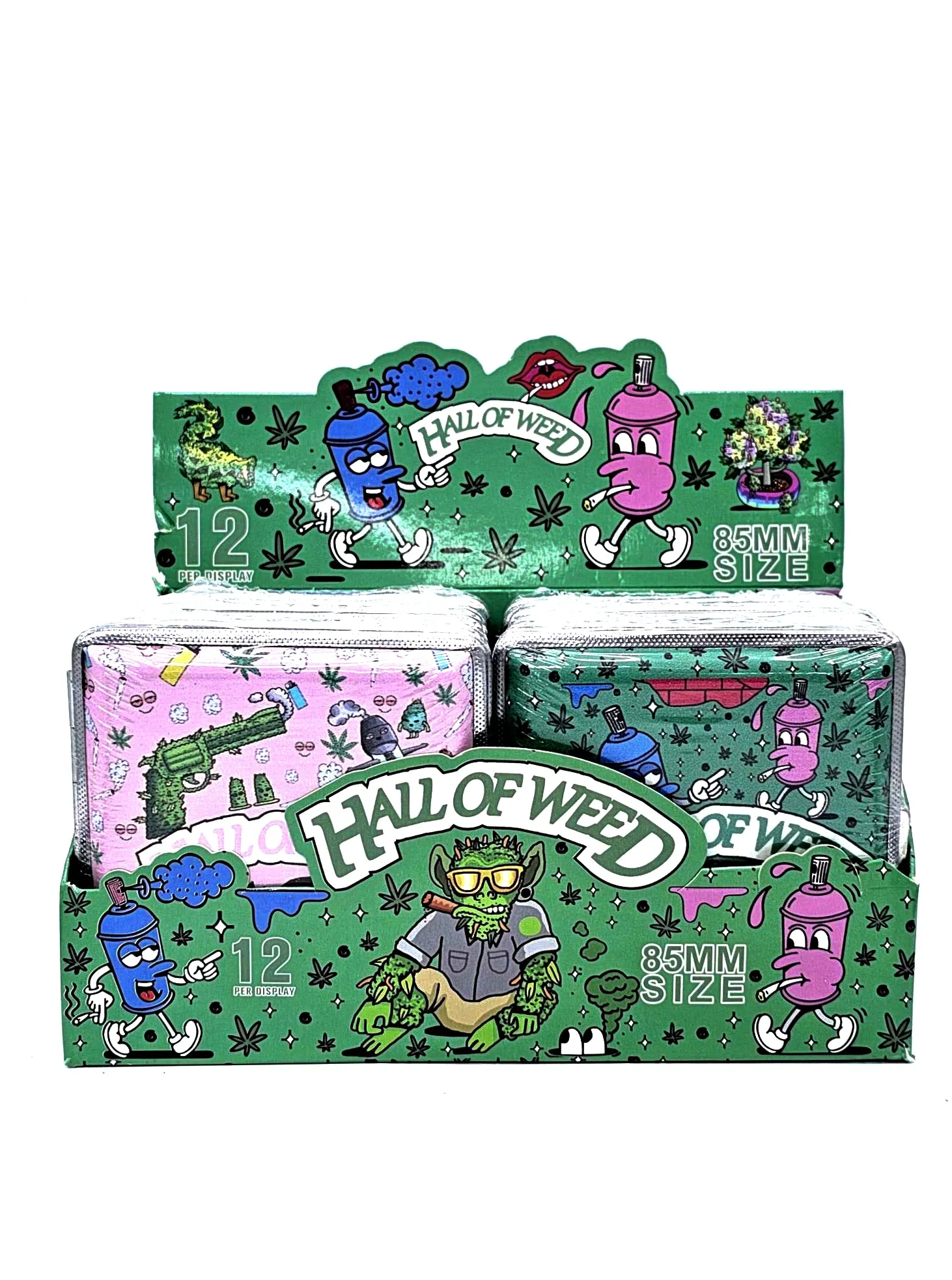 Hall Of Weed Cigarette Case 12pc