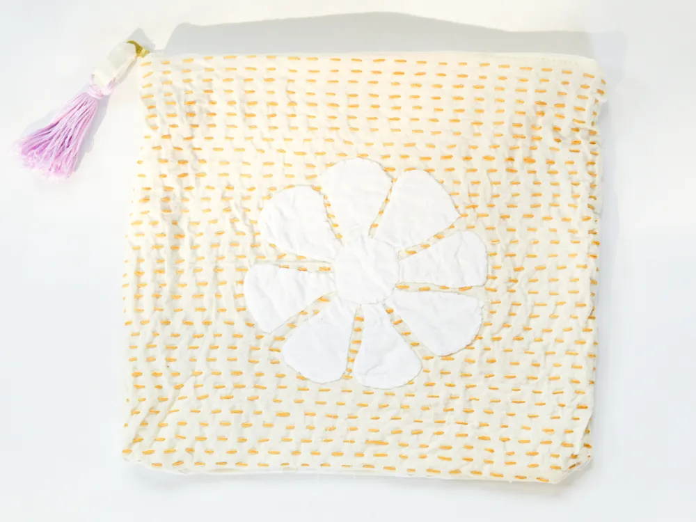 Hand Embroidered Pouch 006