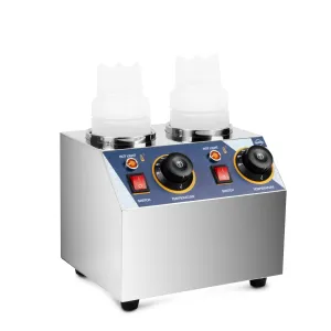HAXRO 2 Compartment Sauce Warmer
