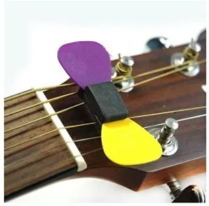 Headstock Pick Holder for Guitar, Bass, Ukulele, Mandolin, Banjo & More