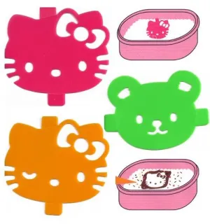 Hello Kitty Bento Food Separator Sheet Seasoning Mold