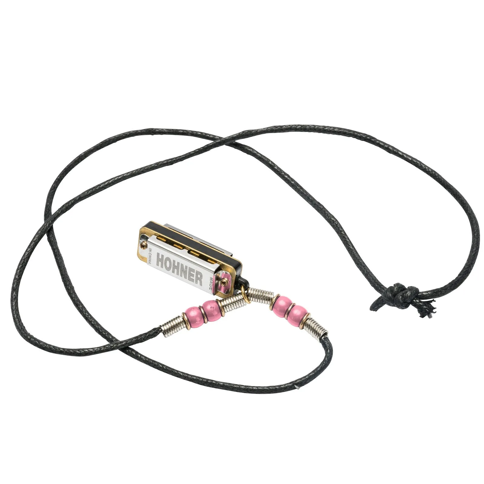 Hohner M38N Mini Harmonica w/ Beaded Necklace - Key of C