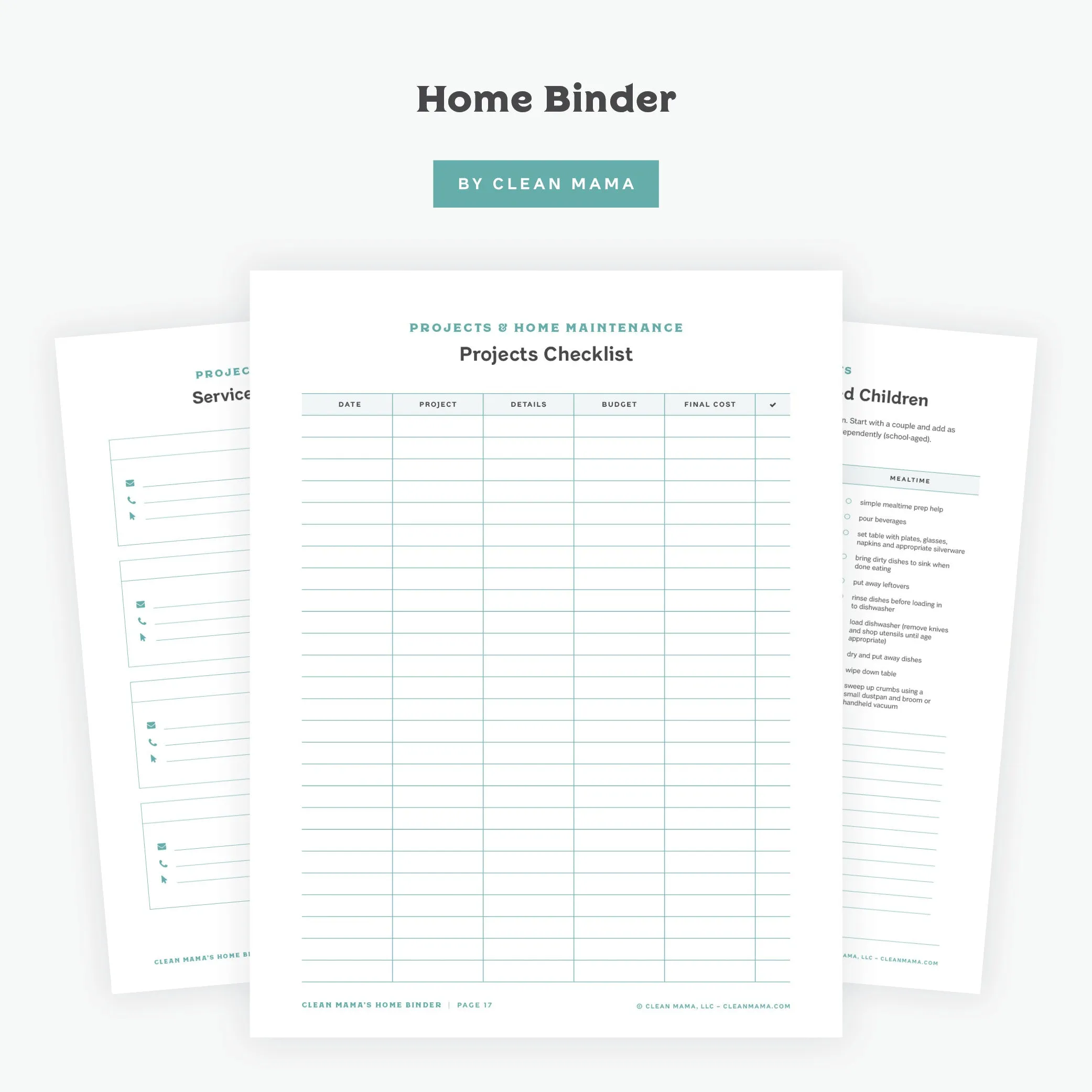 Home Binder Guide