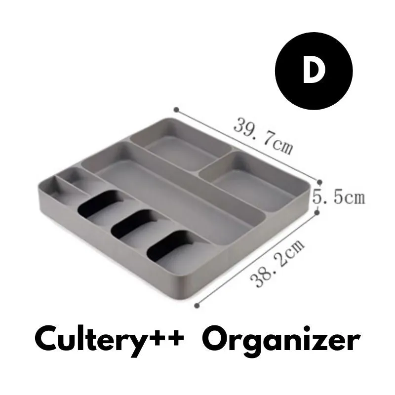 Homlly Drawer Organizer Tray for Cutlery and Knives