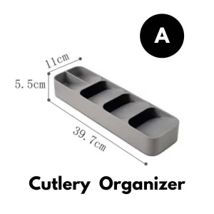 Homlly Drawer Organizer Tray for Cutlery and Knives