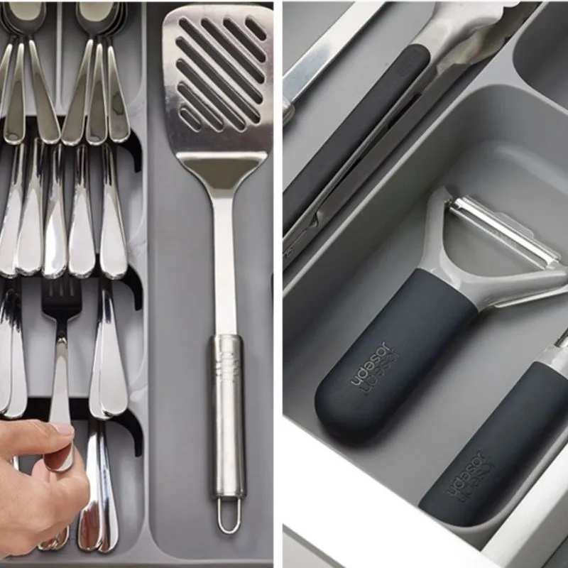 Homlly Drawer Organizer Tray for Cutlery and Knives