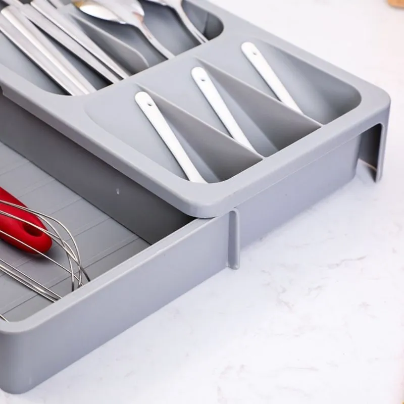 Homlly Drawer Organizer Tray for Cutlery and Knives