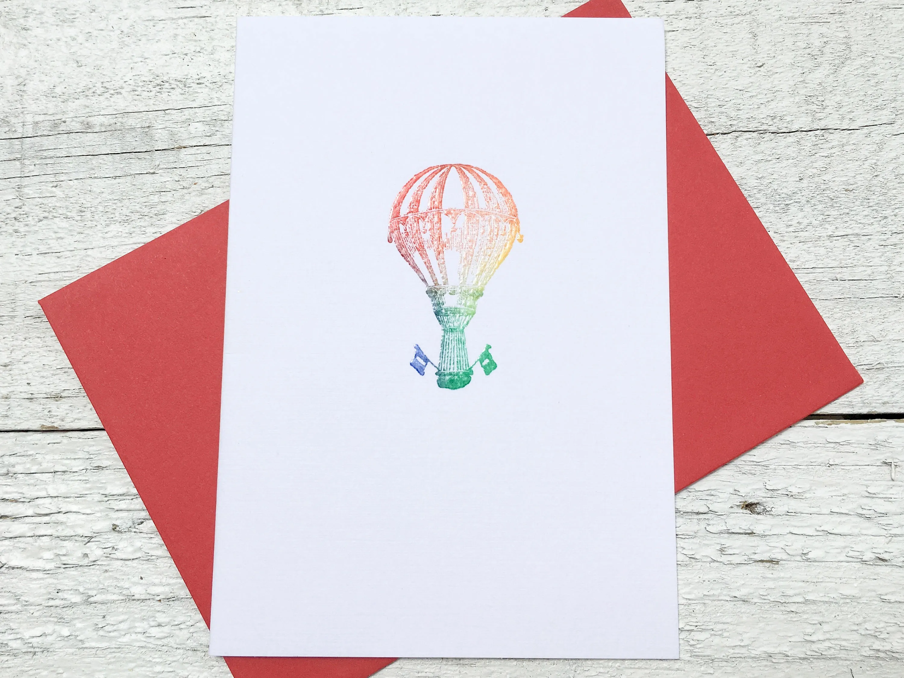 Hot Air Balloon Note Cards