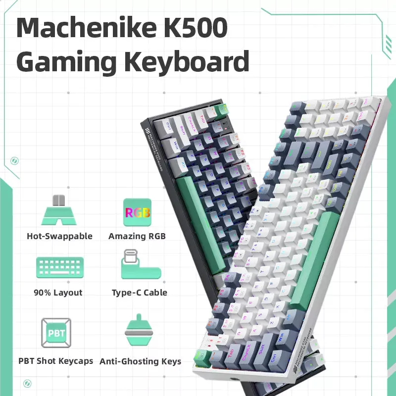 Hot-Swappable Gaming Mechanical Keyboard Wireless 94 Keys