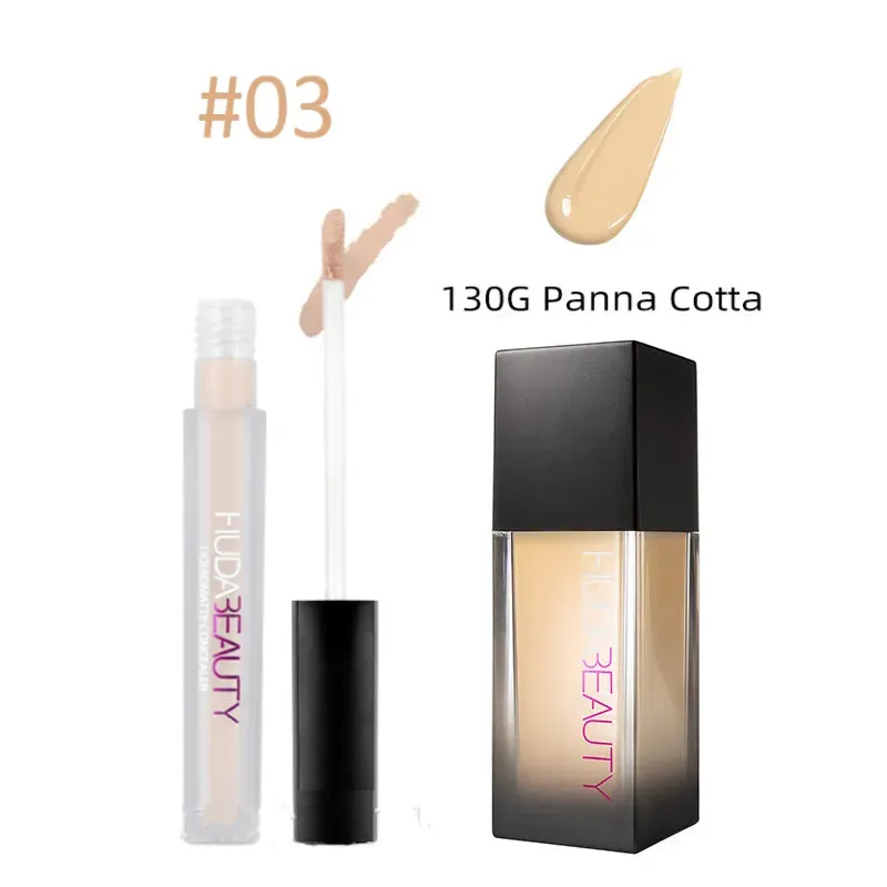 Huda Beauty 3g 4pcs Matte Lip Gloss Kit Waterproof Lip Glaze Tint Non-stick Non-Fading Lipstick Lip Makeup Cosmetic Lip Care
