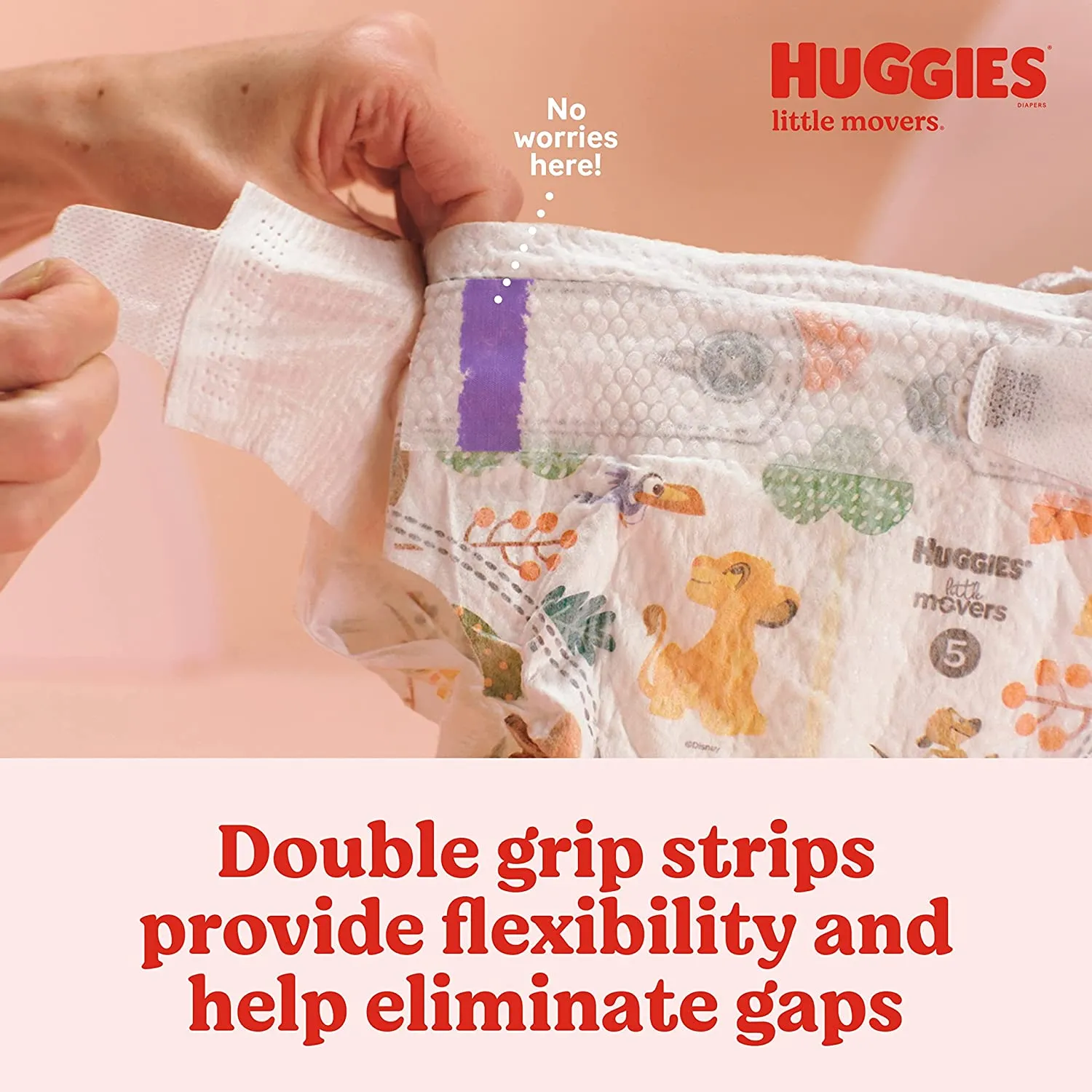 Huggies Little Movers S5 (19 diapers) - 3600049680