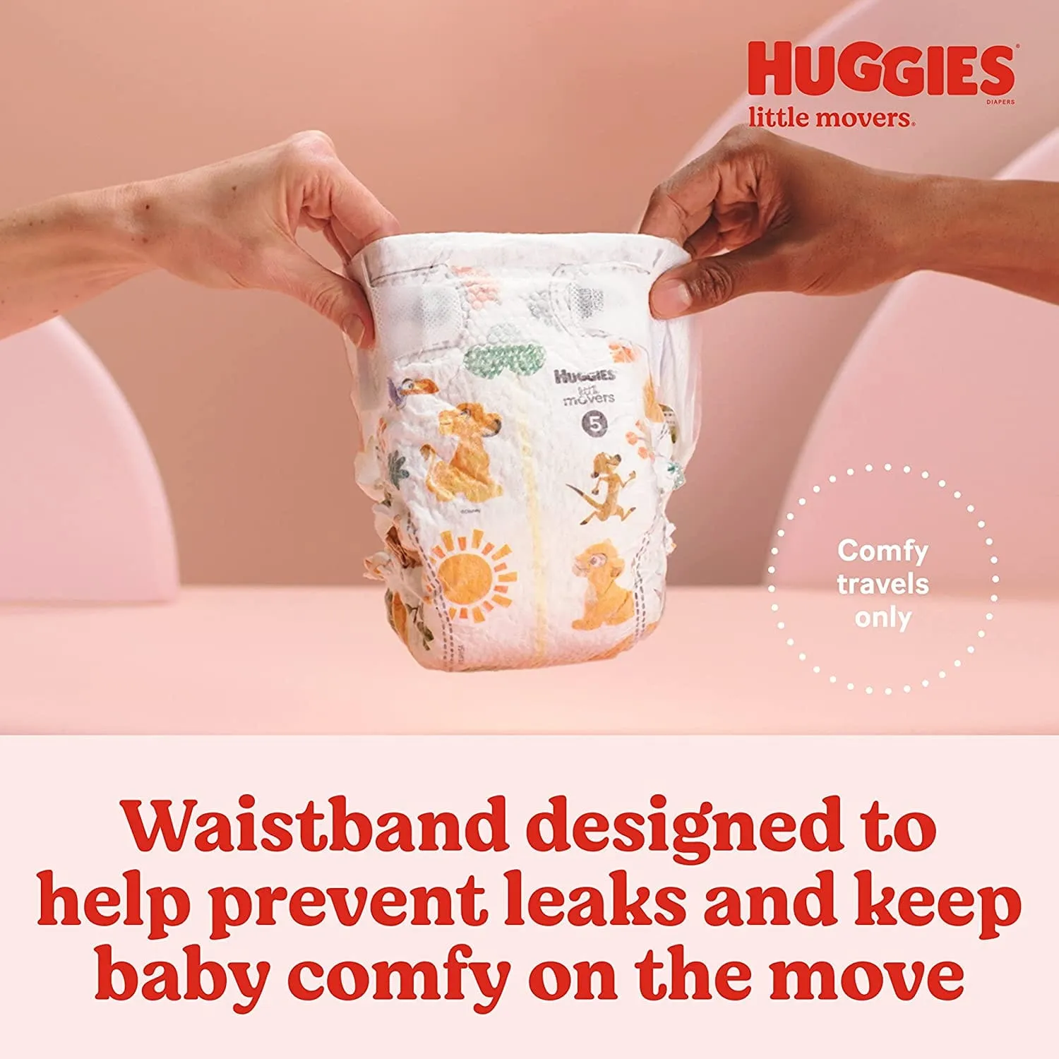 Huggies Little Movers S5 (19 diapers) - 3600049680