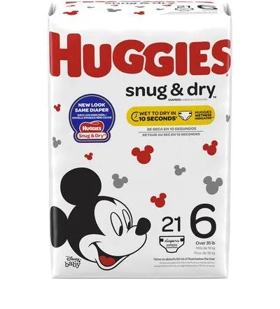 Huggies Snug & Dry Jumbo Stage 6 Diapers 21s