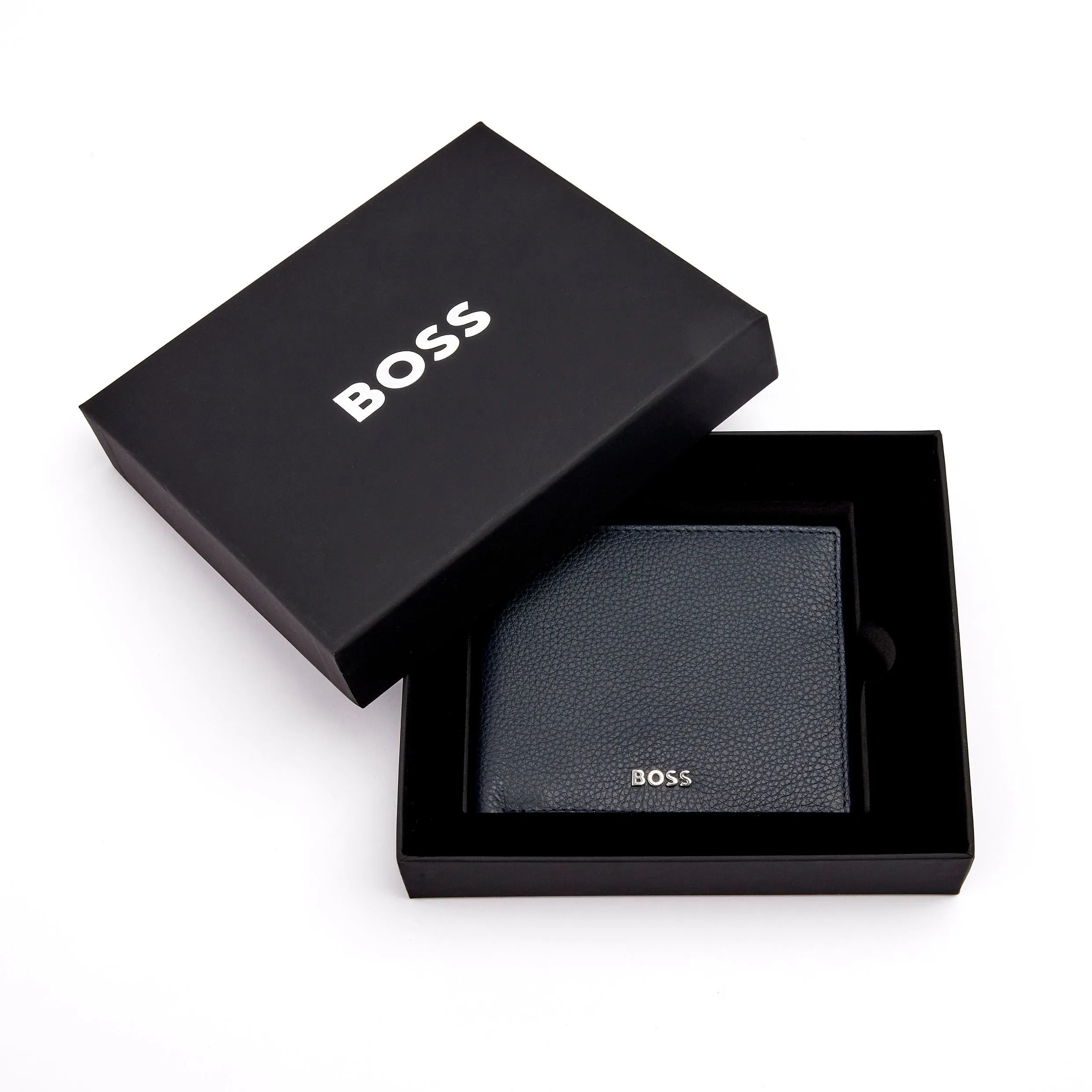 HUGO BOSS HLM416N-Money wallet Classic Grained Navy