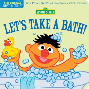 Indestructibles Book -Sesame Street Let's Take a Bath