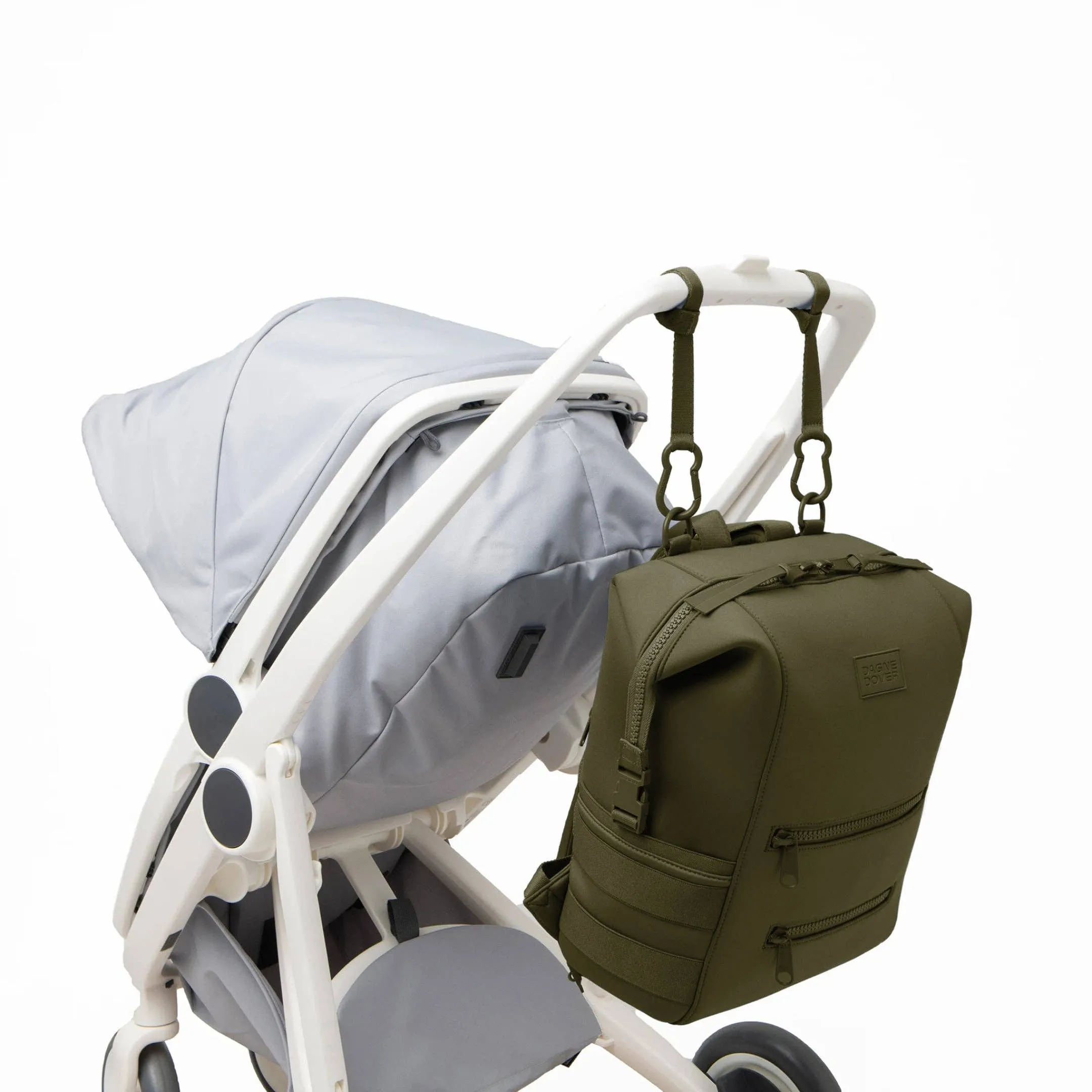 Indi Diaper Backpack in Dark Moss, Large