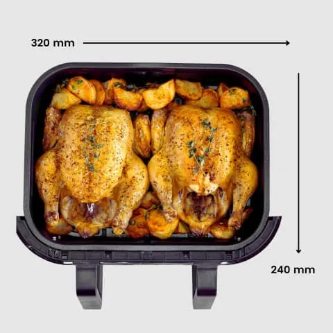 Instant Vortex Plus 8-In-1 Versazone Airfryer, 8.5L 140-3192-01-SA