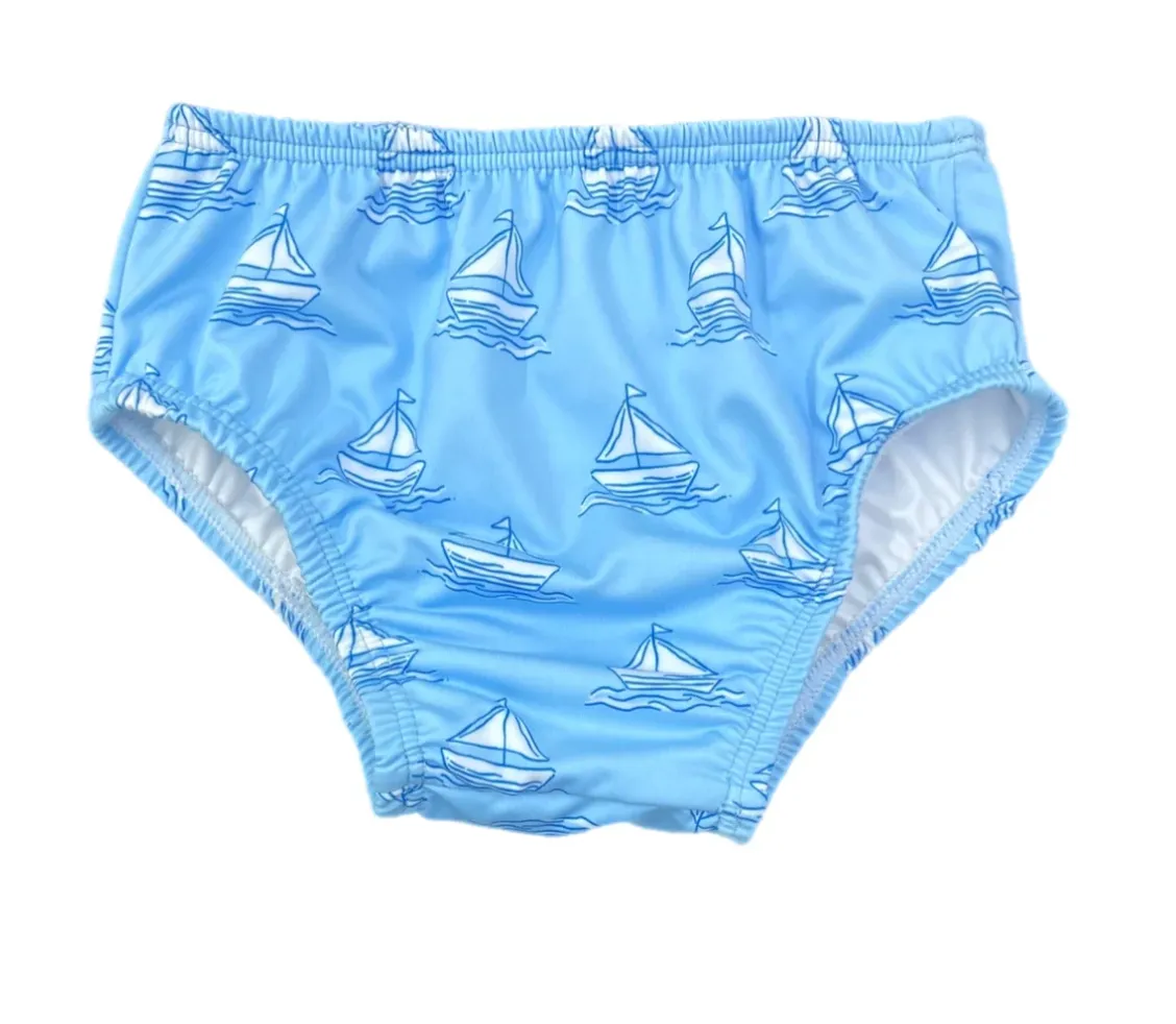 James & Lottie: Sammy Diaper Cover Boys Set Sail