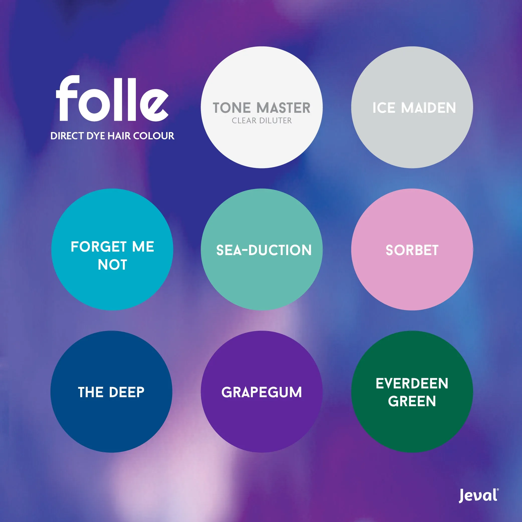 Jeval folle Black Reign Hair Colour 170ml
