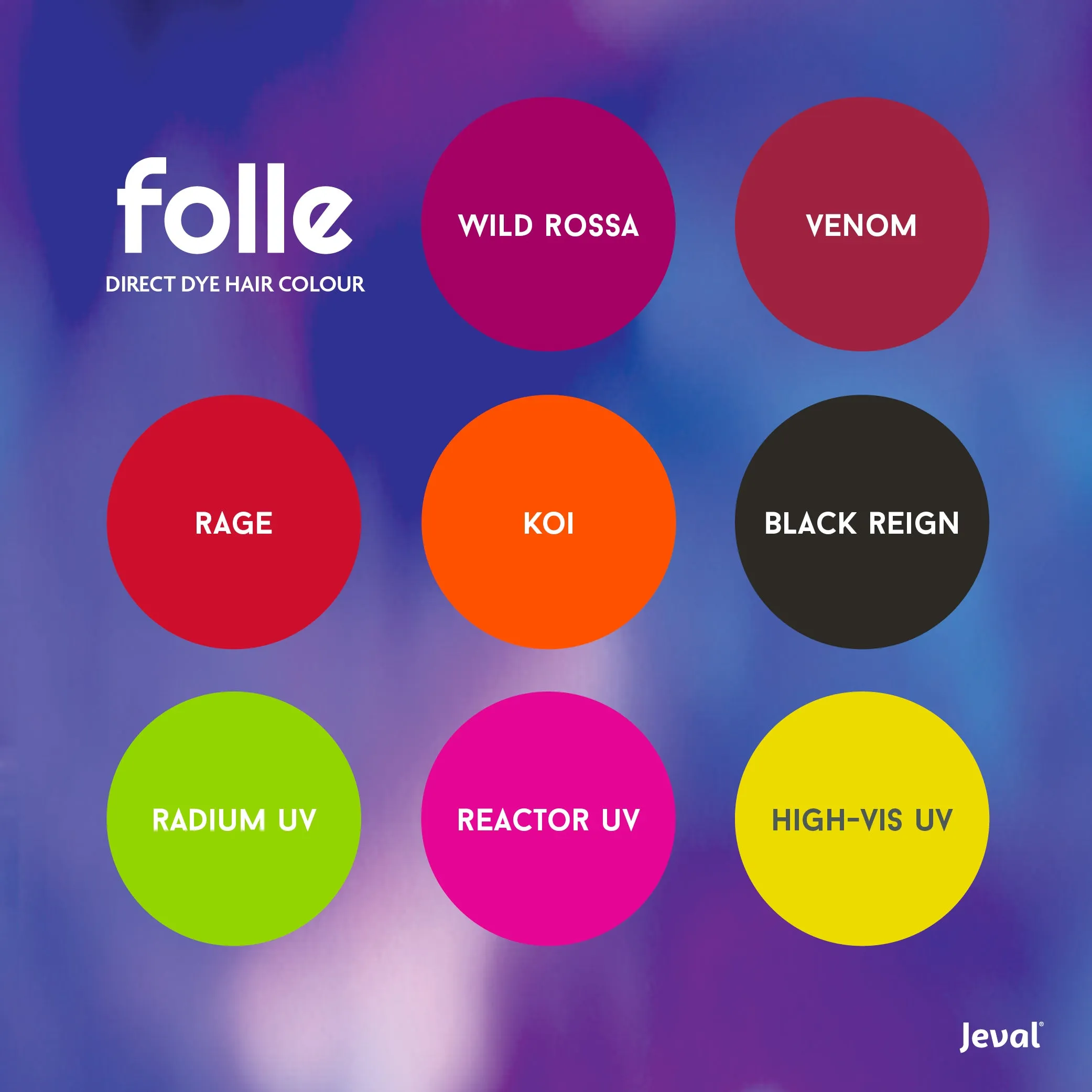 Jeval folle Black Reign Hair Colour 170ml