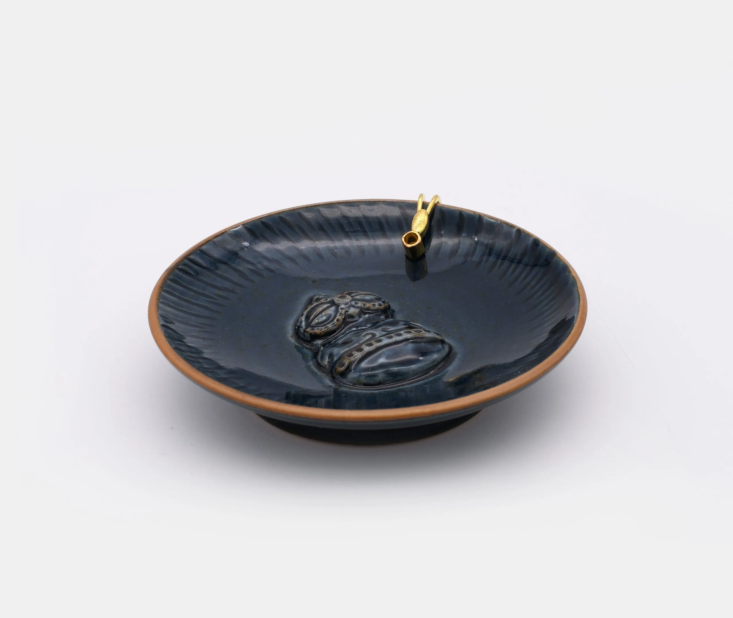 Jomon Dogu Incense Stick Holder - Navy