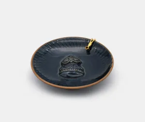 Jomon Dogu Incense Stick Holder - Navy