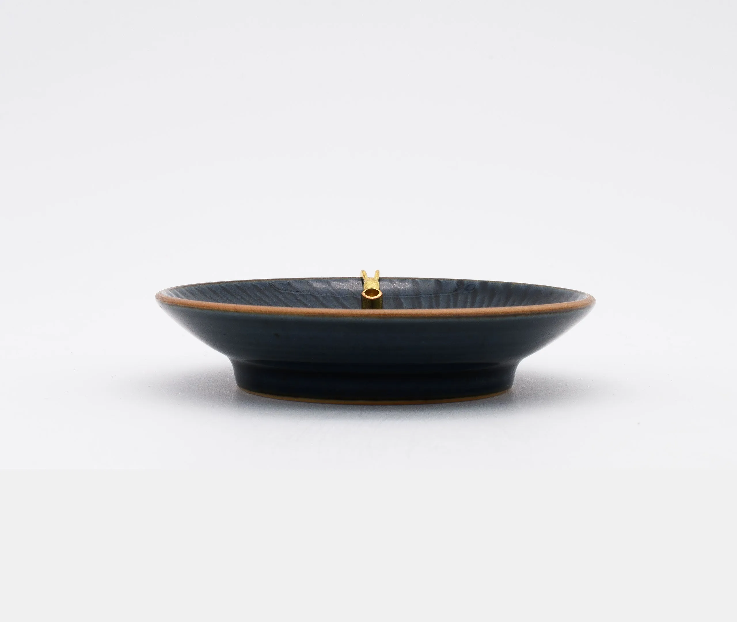 Jomon Dogu Incense Stick Holder Owl - Navy