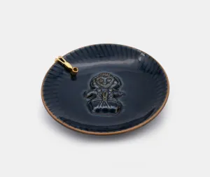 Jomon Dogu Incense Stick Holder Owl - Navy